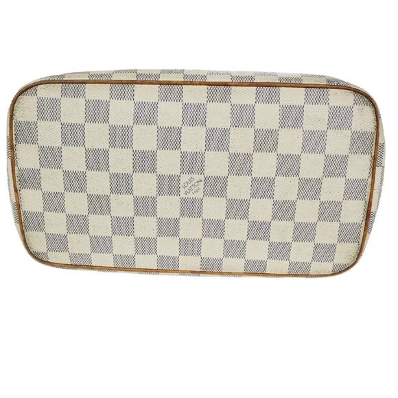 LOUIS VUITTON Saleya PM Hand Bag Damier Azur Leather White - Picture 5 of 15